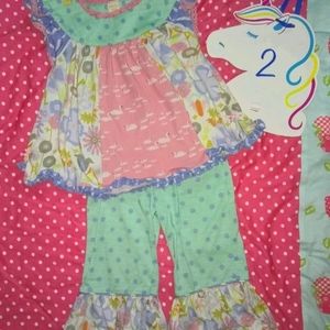 2 pair Matilda Jane PJ sets size 2